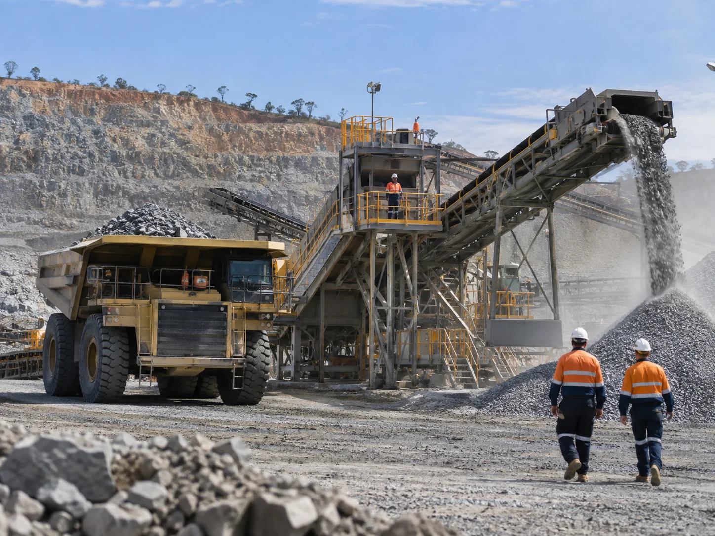 Mining and mineral processing operation