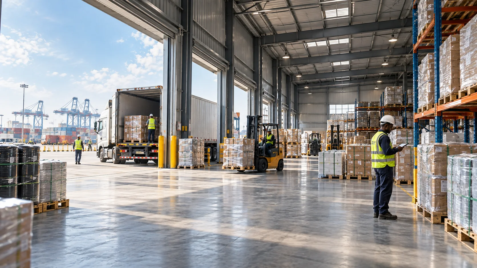 Controlled warehouse receipt and cargo inspection